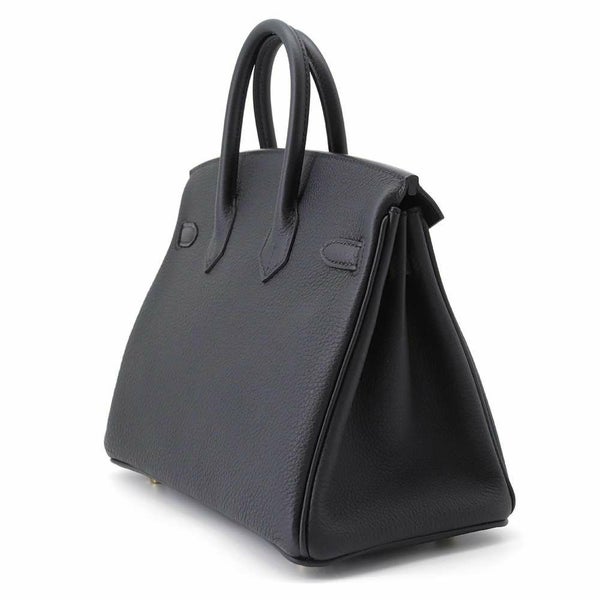 エルメス バーキン25 ブラック/ゴールド金具 トゴ B刻印 HERMES Birkin ハンドバッグ  黒
