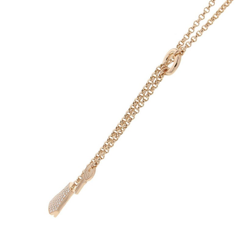 エルメス ネックレス ケリー・クロシェット ダイヤモンド K18PGピンクゴールド HERMES ペンダント ジュエリー