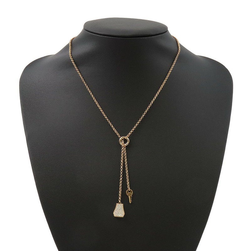 エルメス ネックレス ケリー・クロシェット ダイヤモンド K18PGピンクゴールド HERMES ペンダント ジュエリー