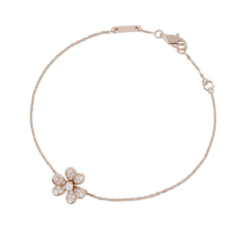 ヴァンクリーフ&アーペル ブレスレット フリヴォル ミニモデル ダイヤモンド 25P 0.22ct K18PGピンクゴールド VCARP7RD00