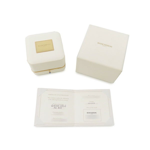 ブシュロン リング キャトル ラディアント ダイヤモンド リング ラージ ダイヤ 25P 計0.49ct K18PG/K18WG サイズ55 JRG02484