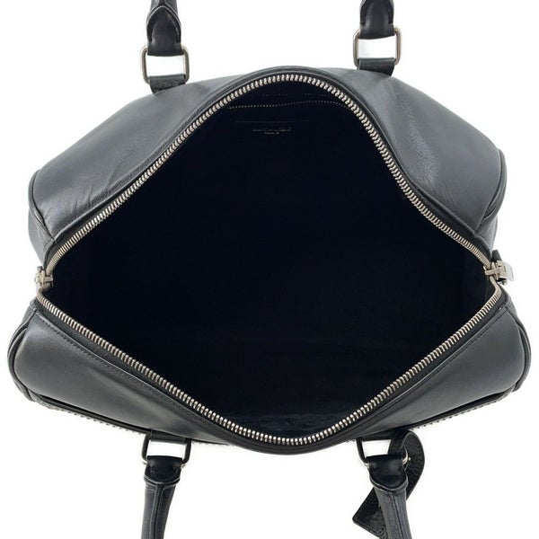 サンローランパリ ハンドバッグ クラシック・ダッフル スタッズ レザー 332424 SAINT LAURENT PARIS 2way 黒