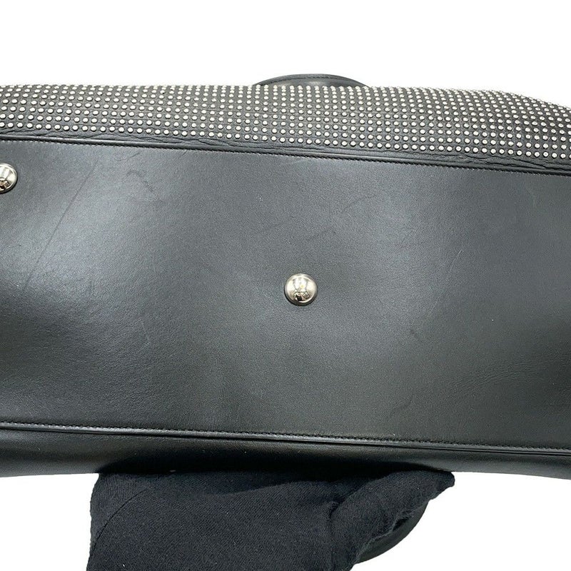 サンローランパリ ハンドバッグ クラシック・ダッフル スタッズ レザー 332424 SAINT LAURENT PARIS 2way 黒