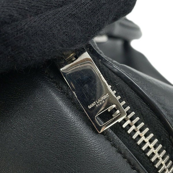 サンローランパリ ハンドバッグ クラシック・ダッフル スタッズ レザー 332424 SAINT LAURENT PARIS 2way 黒