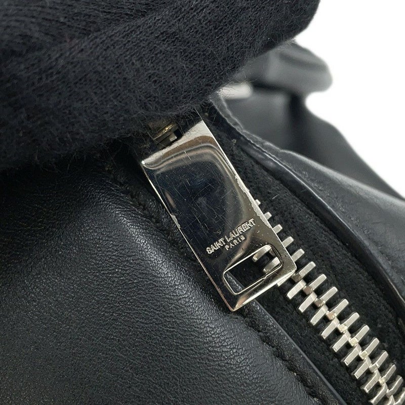 サンローランパリ ハンドバッグ クラシック・ダッフル スタッズ レザー 332424 SAINT LAURENT PARIS 2way 黒