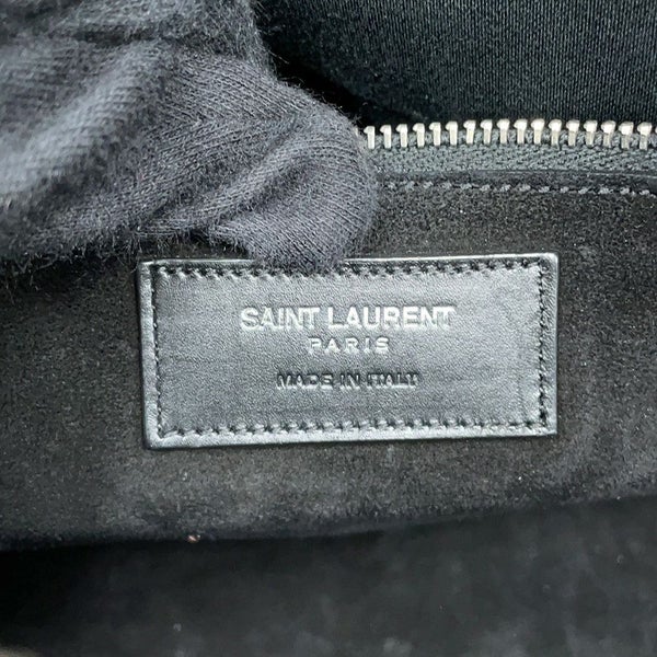 サンローランパリ ハンドバッグ クラシック・ダッフル スタッズ レザー 332424 SAINT LAURENT PARIS 2way 黒