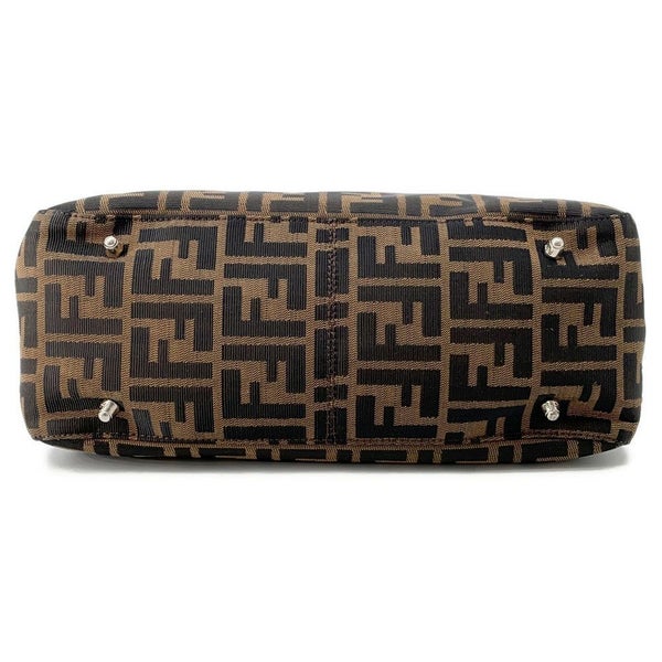 フェンディ ハンドバッグ ズッカ柄 キャンバス レザー 26693 FENDI