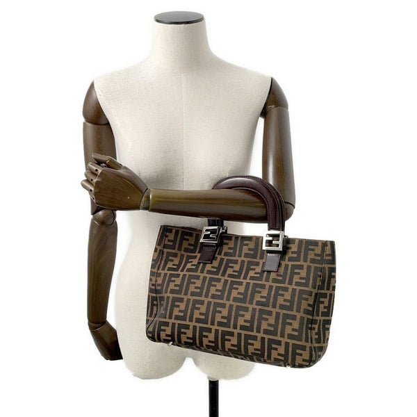 フェンディ ハンドバッグ ズッカ柄 キャンバス レザー 26693 FENDI