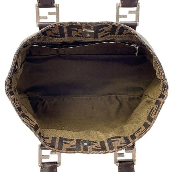 フェンディ ハンドバッグ ズッカ柄 キャンバス レザー 26693 FENDI