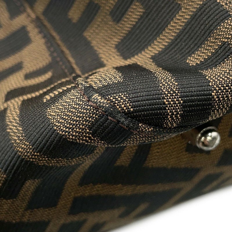 フェンディ ハンドバッグ ズッカ柄 キャンバス レザー 26693 FENDI