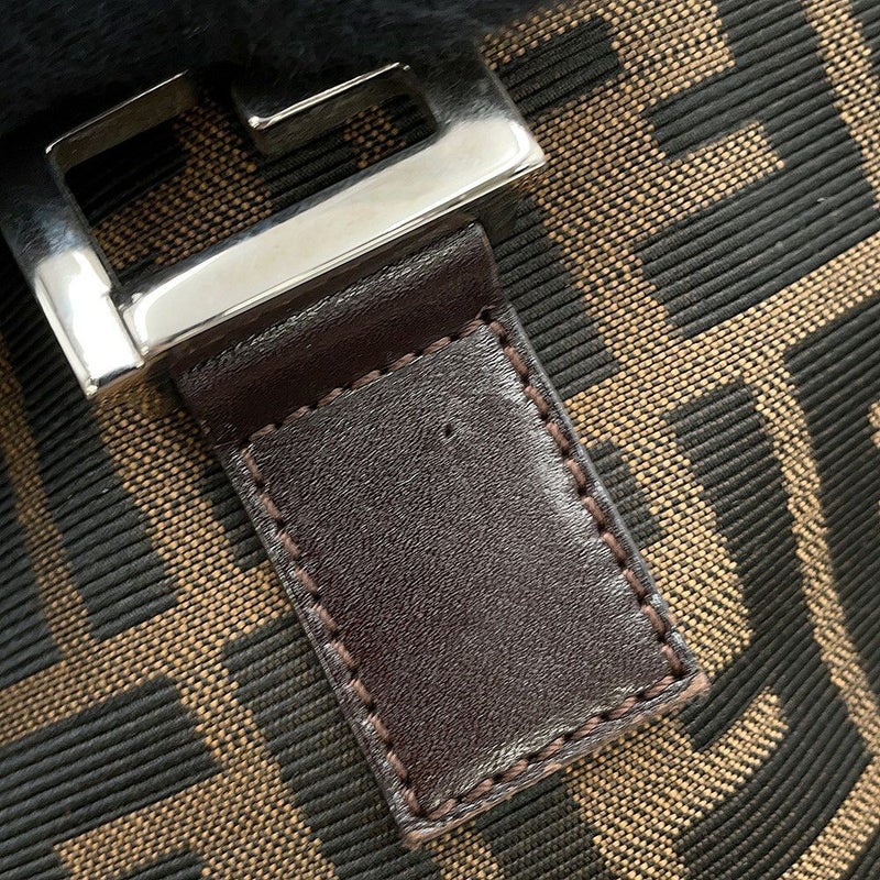 フェンディ ハンドバッグ ズッカ柄 キャンバス レザー 26693 FENDI