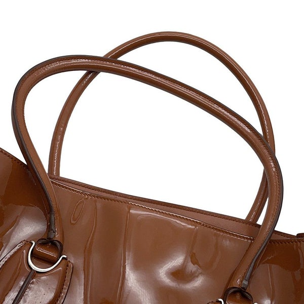 トッズ トートバッグ パテントレザー TOD'S バッグ