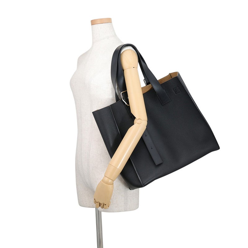 ロエベ トートバッグ バックルトート カーフレザー B692L09X01 LOEWE 黒
