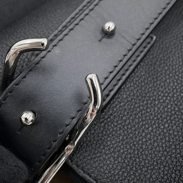 ロエベ トートバッグ バックルトート カーフレザー B692L09X01 LOEWE 黒