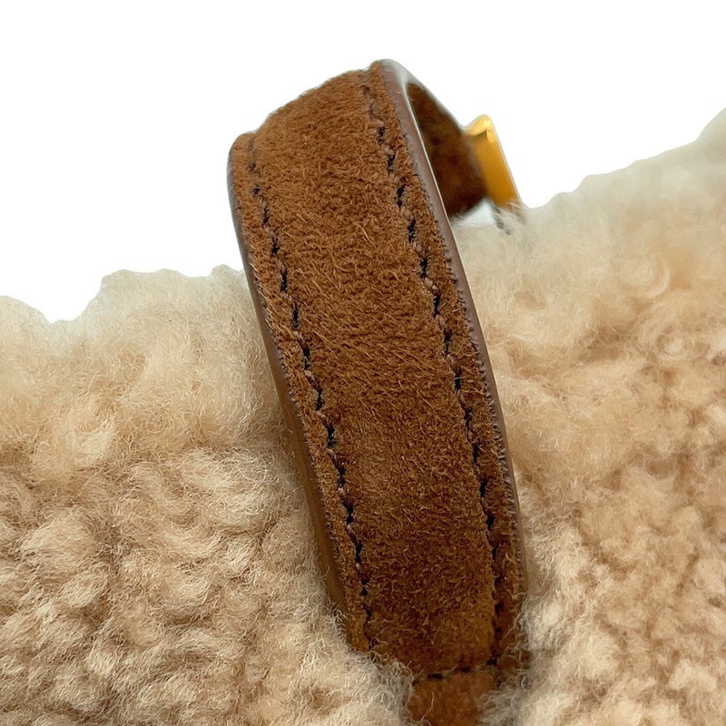 サンローランパリ ハンドバッグ LE 5 A 7 ミニ ホーボー シアリング レザー 760375 SAINT LAURENT PARIS