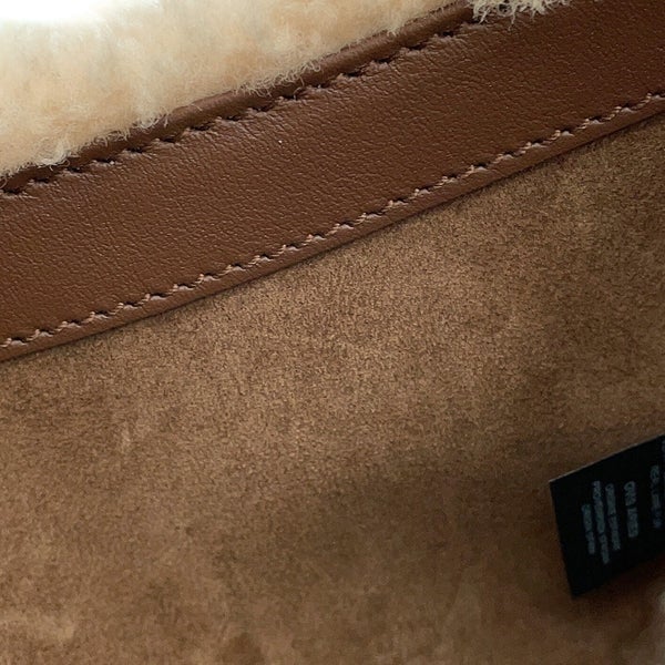 サンローランパリ ハンドバッグ LE 5 A 7 ミニ ホーボー シアリング レザー 760375 SAINT LAURENT PARIS