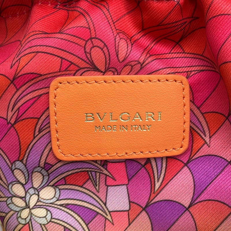 ブルガリ ショルダーバッグ セルペンティ フォーエバー バケットバッグ レザー ラタン BVLGARI