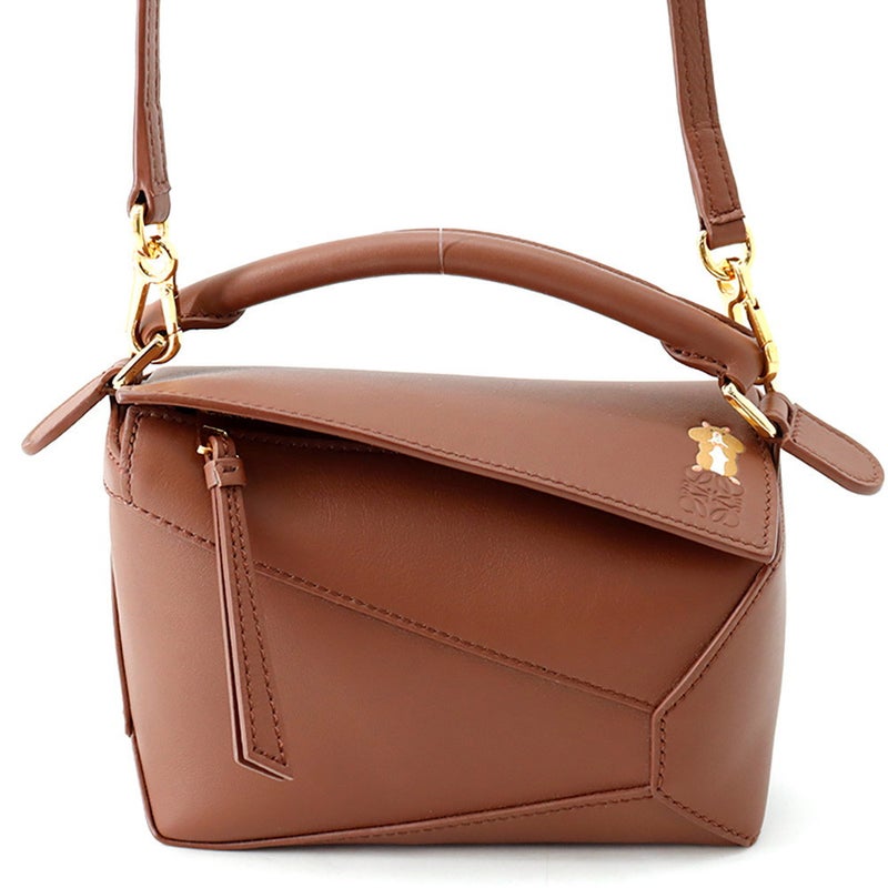 ロエベ ハンドバッグ パズルバッグ ミニ レザー スナ・フジタコラボ ハムスター A510P88X40 LOEWE ２wayショルダー