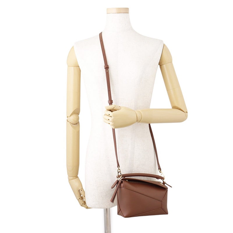 ロエベ ハンドバッグ パズルバッグ ミニ レザー スナ・フジタコラボ ハムスター A510P88X40 LOEWE ２wayショルダー