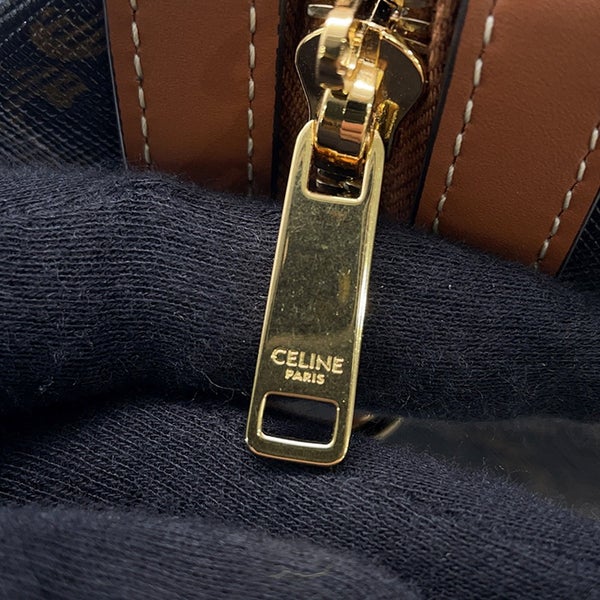 セリーヌ ハンドバッグ トリオンフ ミディアム ボストン PVC 121322 CELINE ２wayショルダー