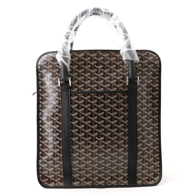 ゴヤール トートバッグ ブルゴーニュ PVC レザー BOURGOMMLTY01CL01P GOYARD メンズ 黒
