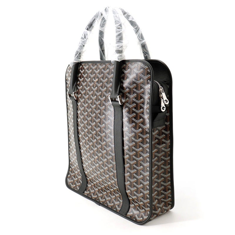 ゴヤール トートバッグ ブルゴーニュ PVC レザー BOURGOMMLTY01CL01P GOYARD メンズ 黒