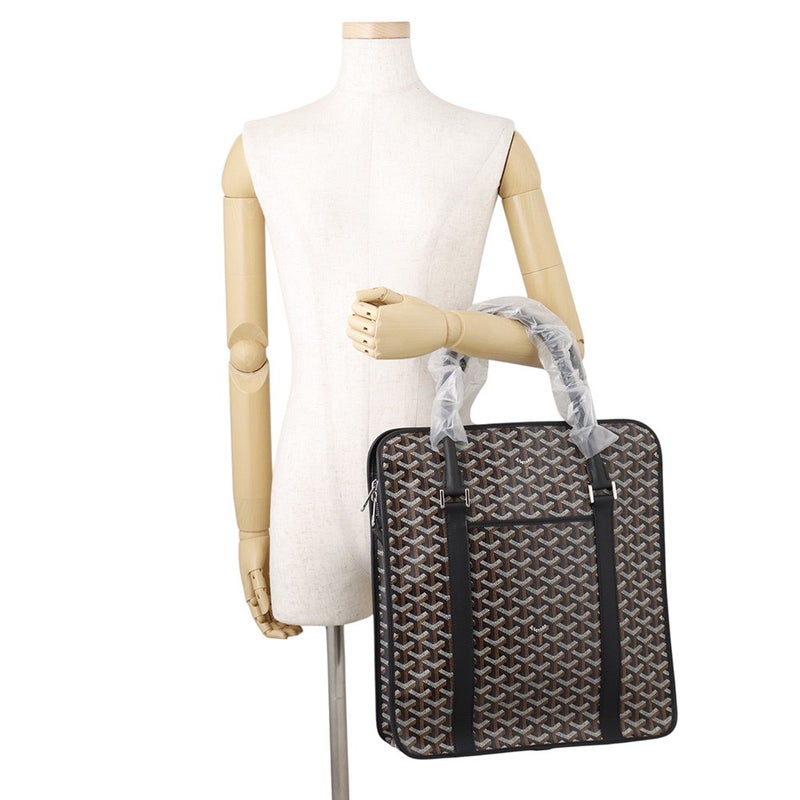 ゴヤール トートバッグ ブルゴーニュ PVC レザー BOURGOMMLTY01CL01P GOYARD メンズ 黒