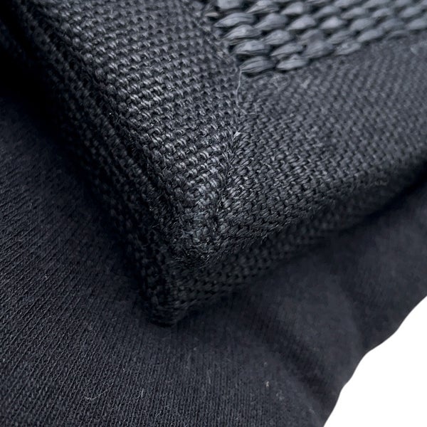 サンローランパリ トートバッグ リヴ・ゴーシュ ラージ ラフィア キャンバス 509415 2M21E SAINT LAURENT PARIS 黒