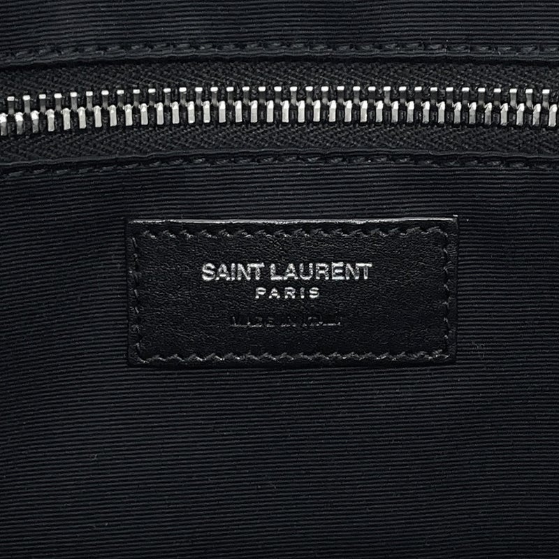 サンローランパリ トートバッグ リヴ・ゴーシュ ラージ ラフィア キャンバス 509415 2M21E SAINT LAURENT PARIS 黒