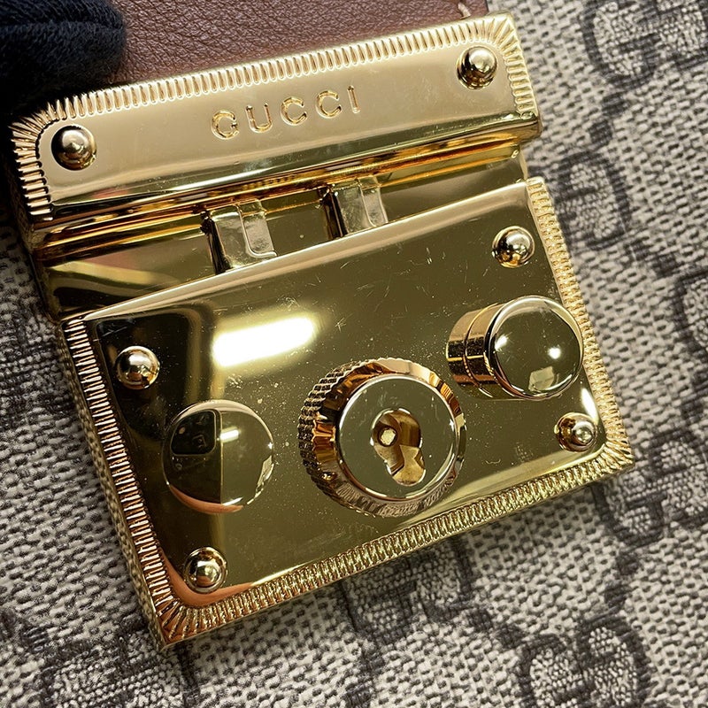 グッチ ショルダーバッグ GGスプリーム パドロック GG スモール 498156 GUCCI バッグ