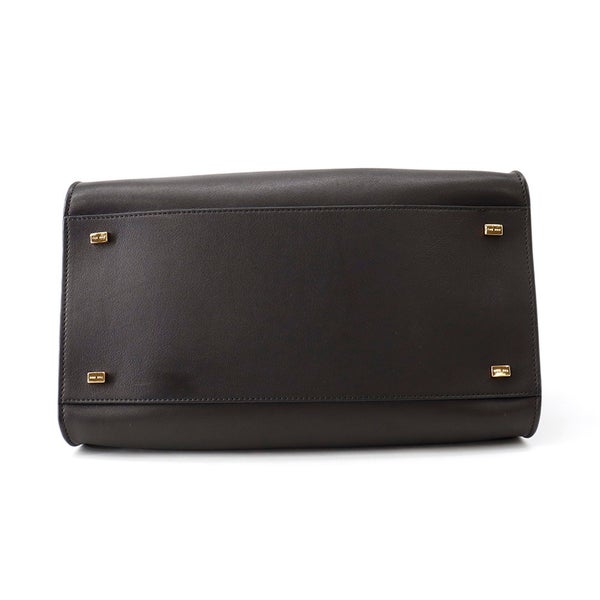 ザ ロウ ハンドバッグ レザー ソフトマルゴー12 W1586 THE ROW 2way 黒
