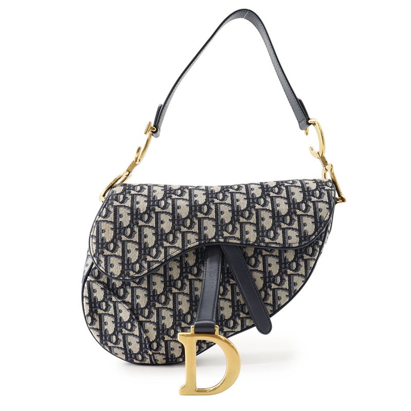 クリスチャン・ディオール ハンドバッグ オブリーク ミニ サドルバッグ キャンバス レザー M0447CTZQ Christian Dior