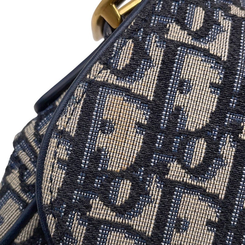 クリスチャン・ディオール ハンドバッグ オブリーク ミニ サドルバッグ キャンバス レザー M0447CTZQ Christian Dior