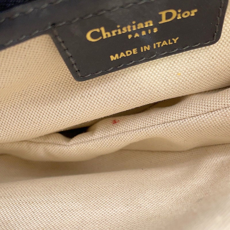 クリスチャン・ディオール ハンドバッグ オブリーク ミニ サドルバッグ キャンバス レザー M0447CTZQ Christian Dior
