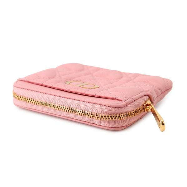 クリスチャン・ディオール コインケース カロ ラベンダー ラムスキン Christian Dior カードケース