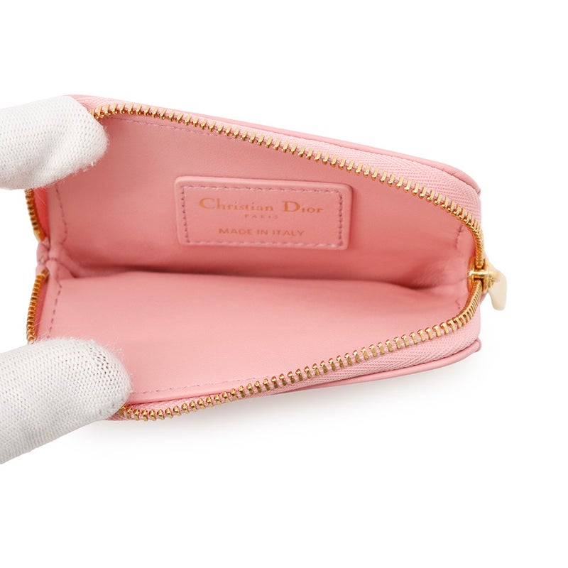クリスチャン・ディオール コインケース カロ ラベンダー ラムスキン Christian Dior カードケース