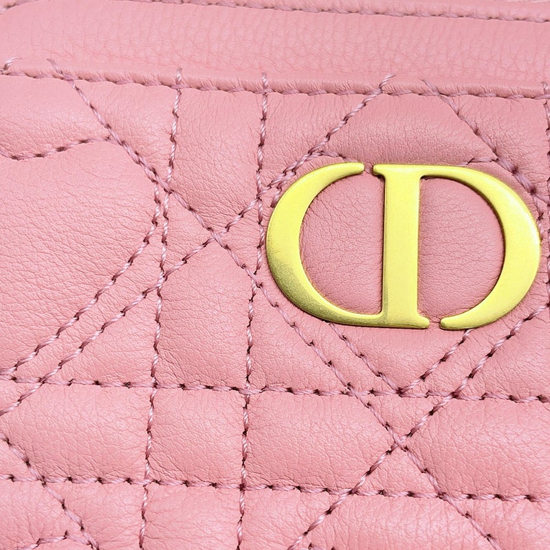 クリスチャン・ディオール コインケース カロ ラベンダー ラムスキン Christian Dior カードケース