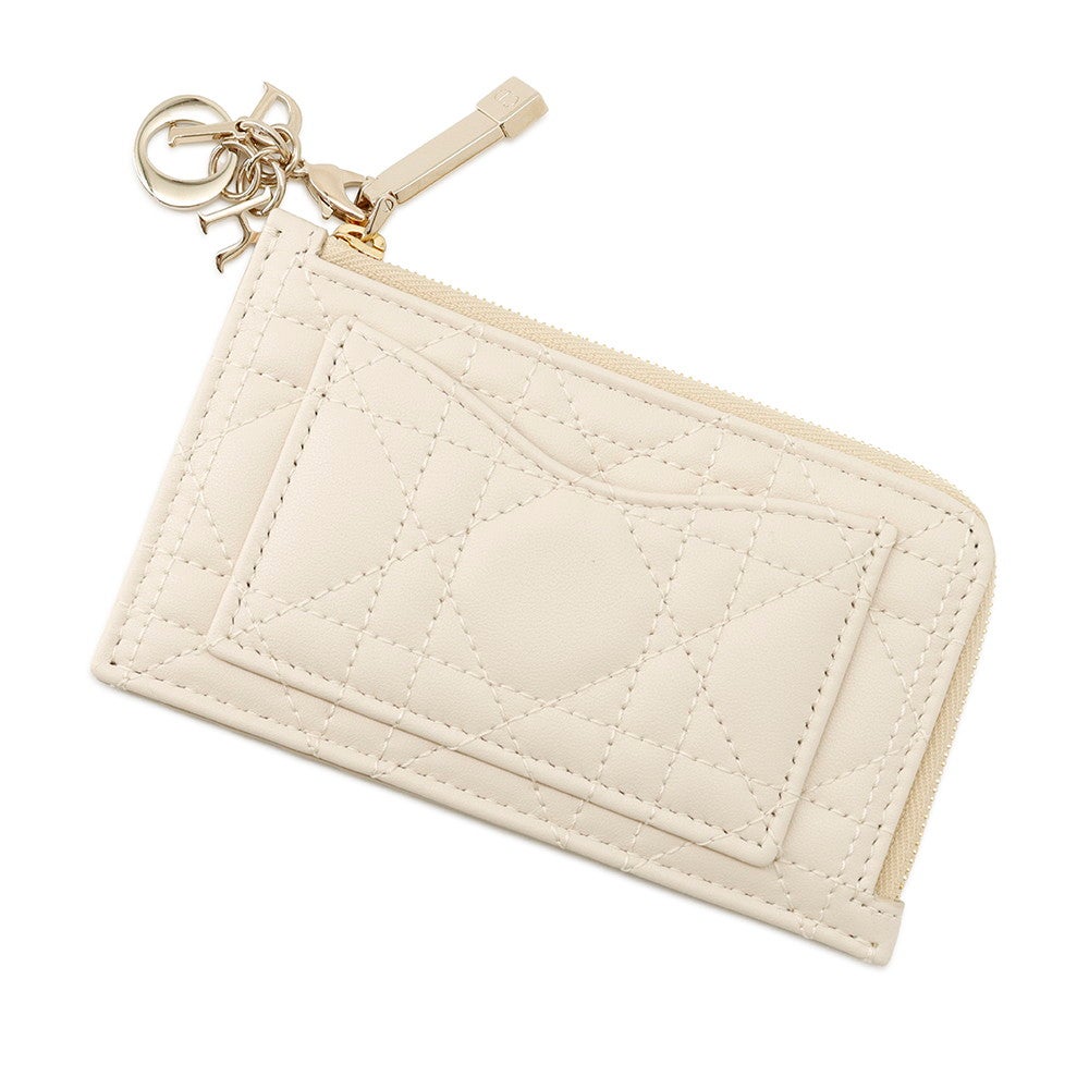 クリスチャン・ディオール カードケース Lady Dior Cosmos ジップ
