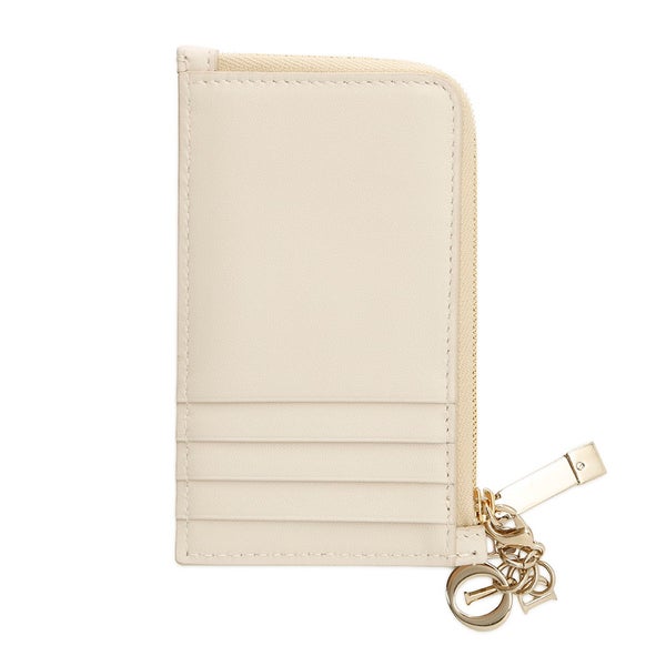 クリスチャン・ディオール カードケース Lady Dior Cosmos ジップ カードホルダー カナージュ ラムスキン S0965ONMJ