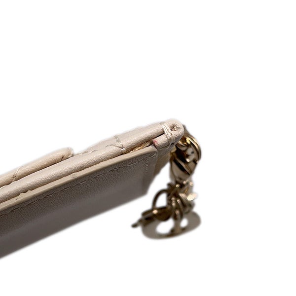 クリスチャン・ディオール カードケース Lady Dior Cosmos ジップ カードホルダー カナージュ ラムスキン S0965ONMJ