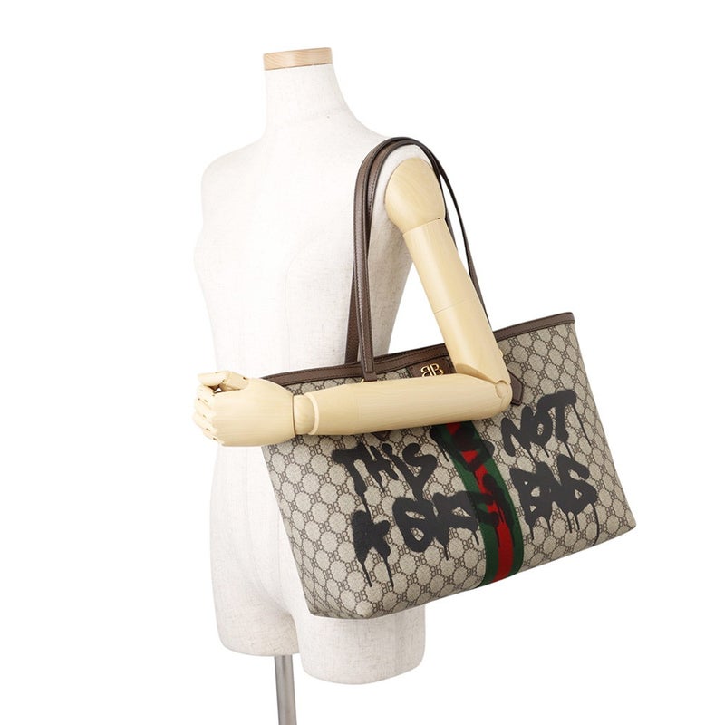 バレンシアガ トートバッグ ザ・ハッカー プロジェクト ミディアム PVC レザー 680125 BALENCIAGA グッチコラボ