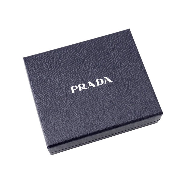 プラダ 二つ折り財布 サフィアーノ マルチカラー コンパクト ウォレット 1MV204 PRADA 黒