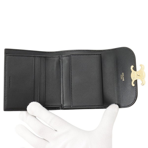 セリーヌ 三つ折り財布 トリオンフ スモール フラップウォレット パイソン 10D784GV9.19IK CELINE