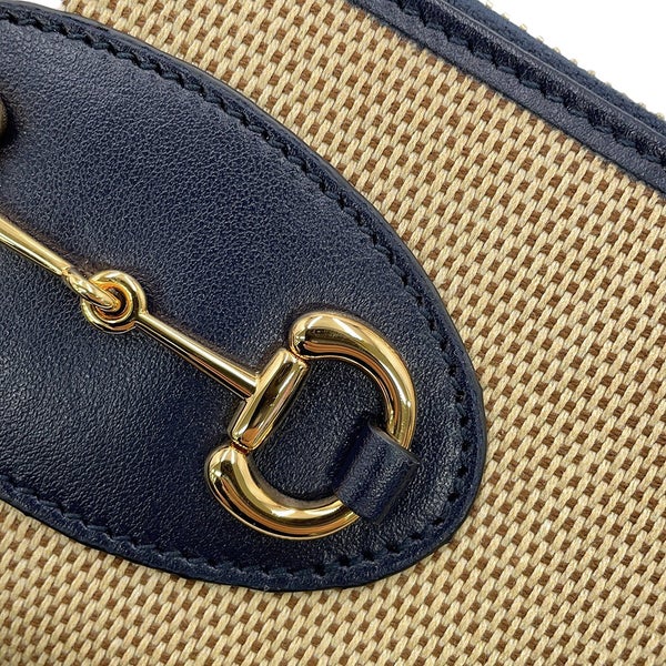 グッチ 長財布 ホースビット 1955 ジップアラウンドウォレット キャンバス レザー 621889 GUCCI 日本限定 黒