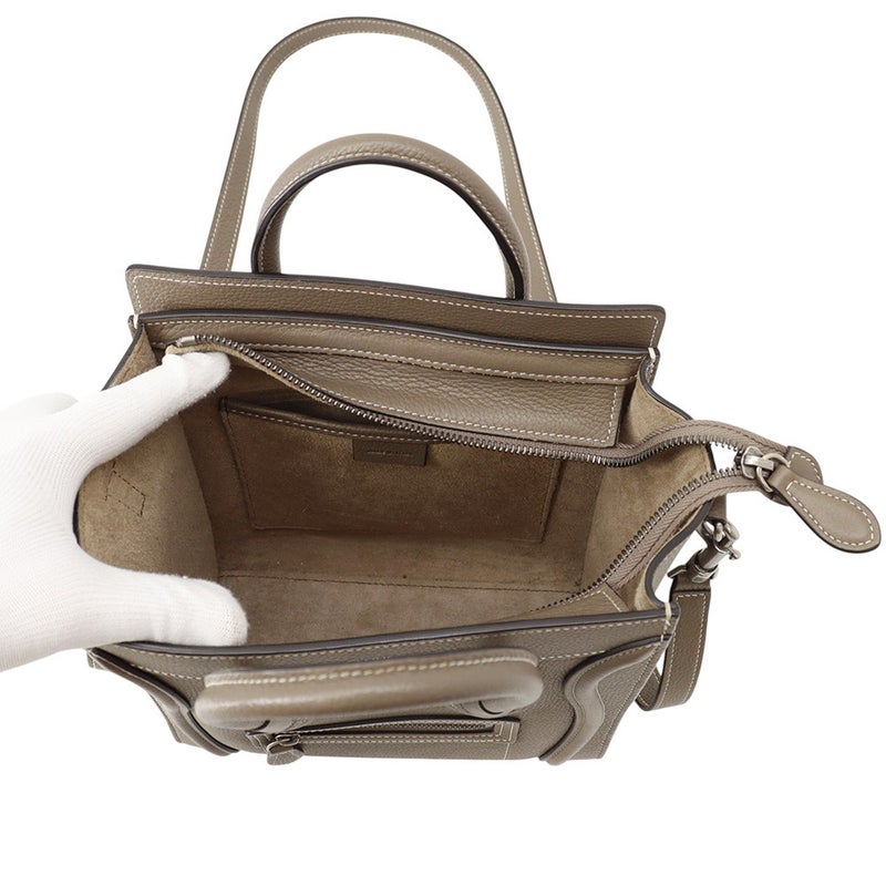 セリーヌ ハンドバッグ ラゲージ ナノショッパー 189243 CELINE バッグ 2wayショルダーバッグ
