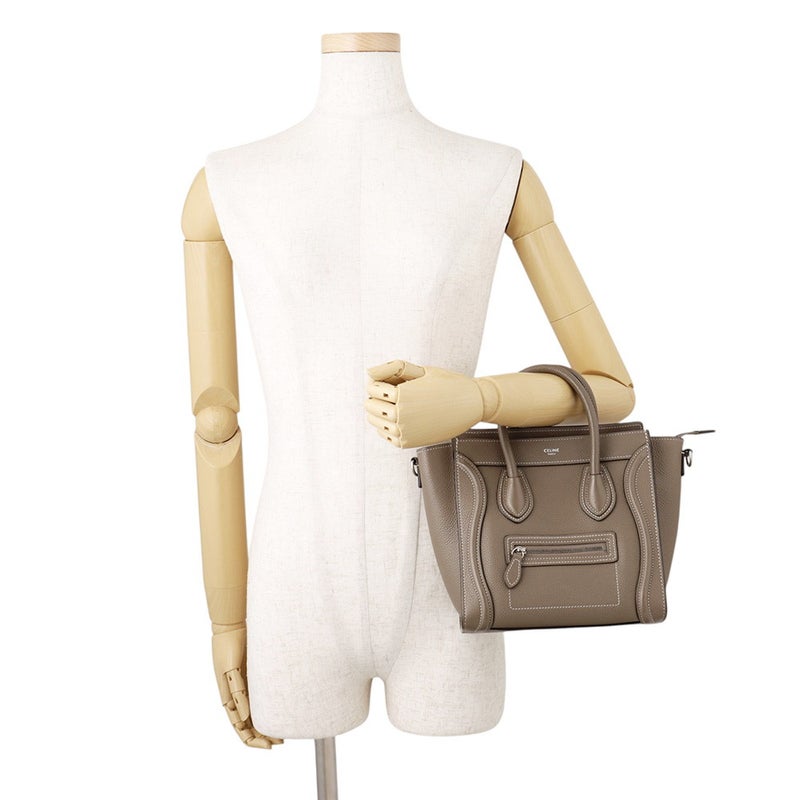 セリーヌ ハンドバッグ ラゲージ ナノショッパー 189243 CELINE バッグ 2wayショルダーバッグ