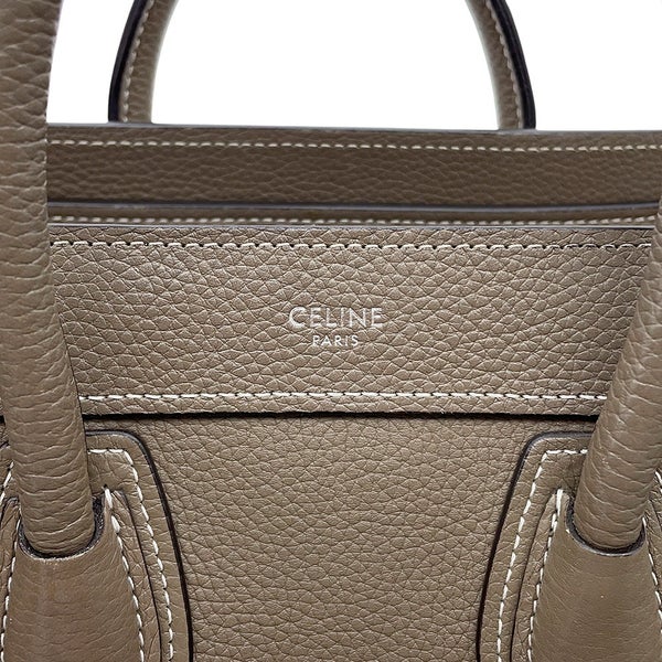 セリーヌ ハンドバッグ ラゲージ ナノショッパー 189243 CELINE バッグ 2wayショルダーバッグ