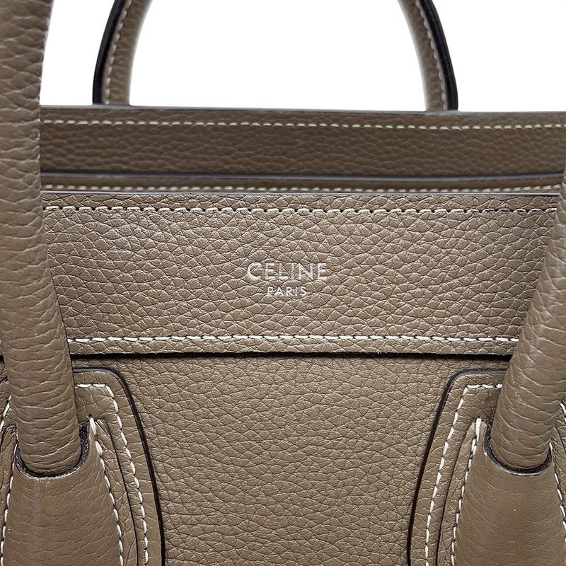 セリーヌ ハンドバッグ ラゲージ ナノショッパー 189243 CELINE バッグ 2wayショルダーバッグ