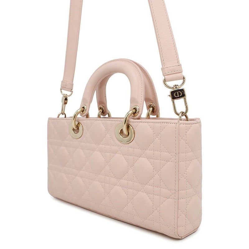 クリスチャン・ディオール ハンドバッグ カナージュ Lady D-Joy ミディアム Christian Dior 3wayショルダーバッグ
