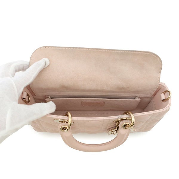 クリスチャン・ディオール ハンドバッグ カナージュ Lady D-Joy ミディアム Christian Dior 3wayショルダーバッグ